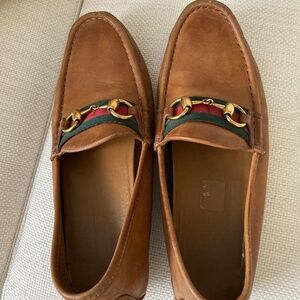 Womens Gucci Horse bit Driving Moccasins Size 38